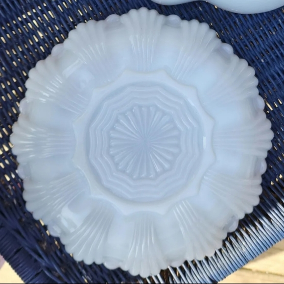 Vintage Fire King Fireking Anchor Hocking deviled egg/oyster dish - Picture 2 of 2